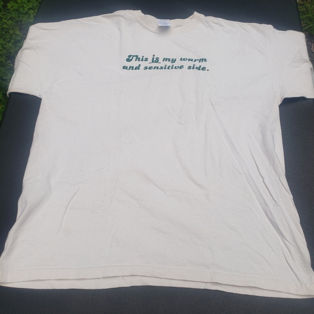 Vintage 90s Mens Comic T-shirt XL (Sensitive Side)